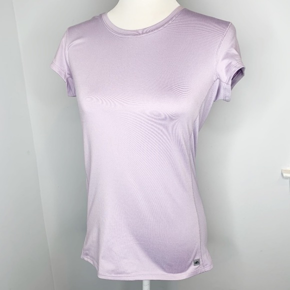 ALO Yoga Tops - Alo Yoga Cool Fit Purple Lilac Workout Top Shirt Tee M